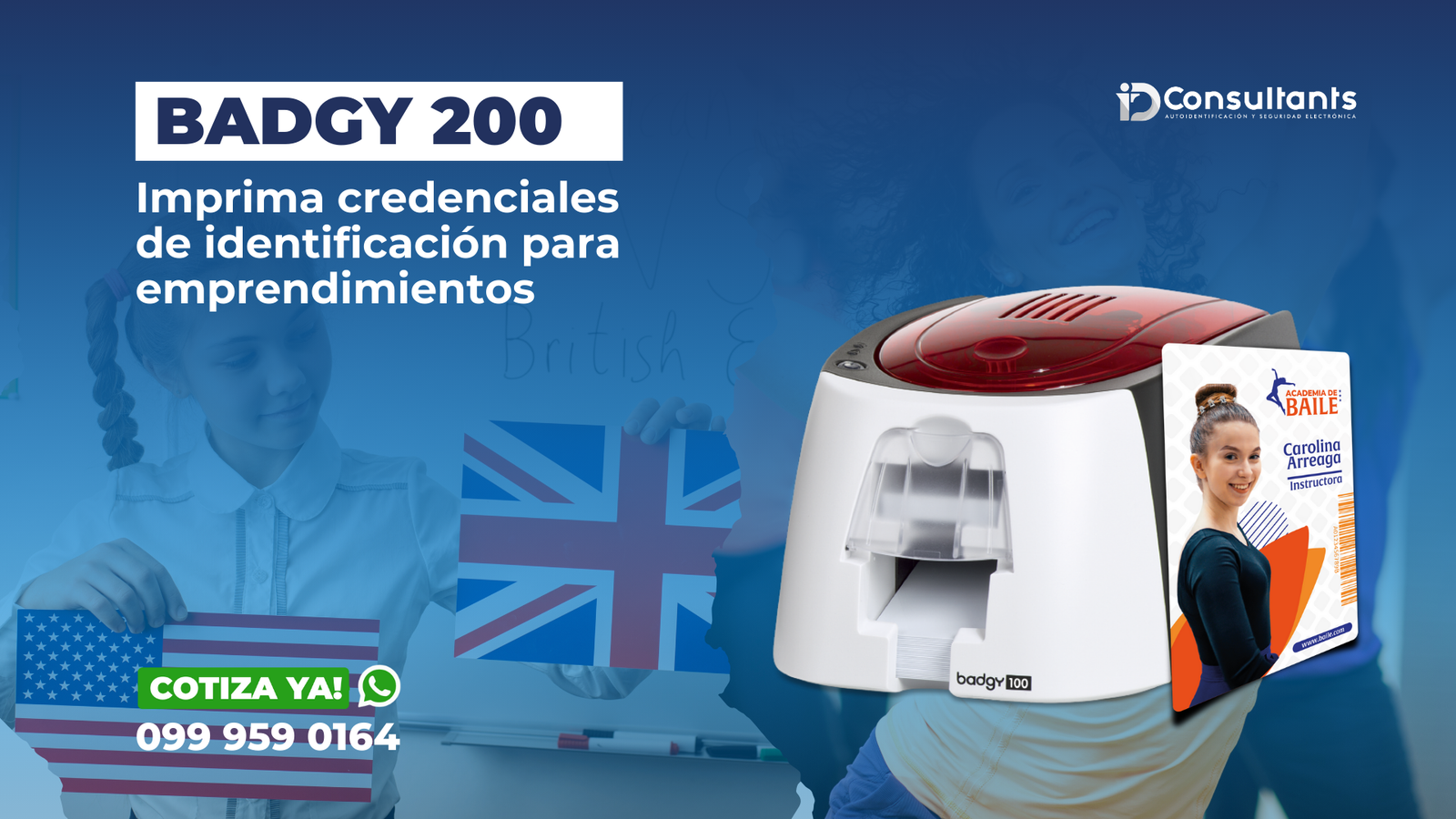 Calidad en identificación para emprendimientos con Badgy 200