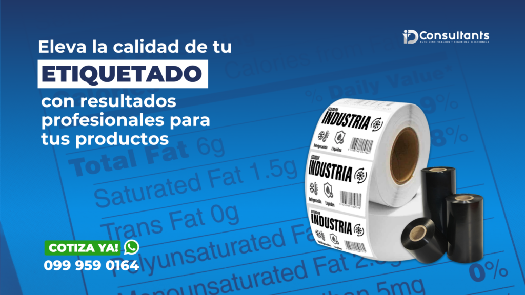 Ribbons y etiquetas, consumibles claves para etiquetado profesional