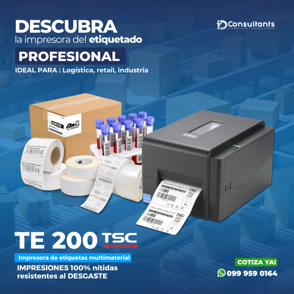 Impresora tsc te 200 para etiquetas profesionales