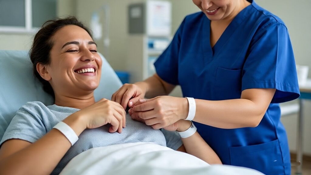 consistentemente por el personal, envía un poderoso mensaje de competencia y cuidado al paciente y sus familiares.