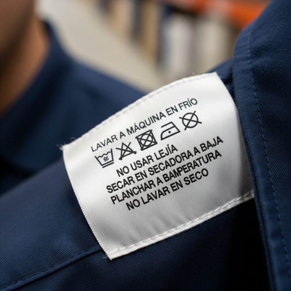 Etiquetas textiles para uniformes