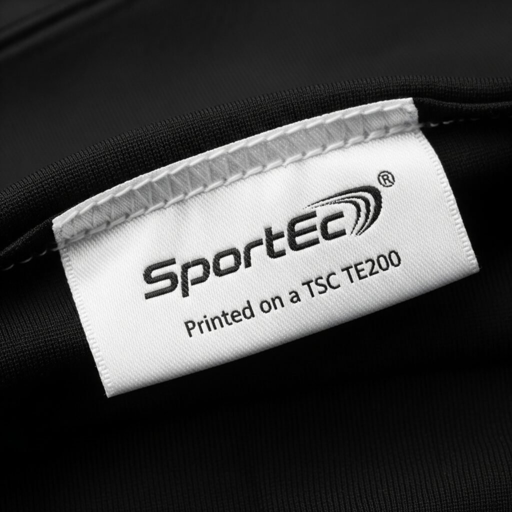 Etiquetas textiles para ropa deportiva