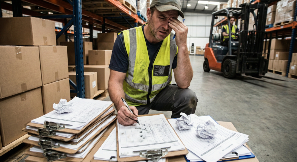 Anotar conteos a mano invita al error humano.