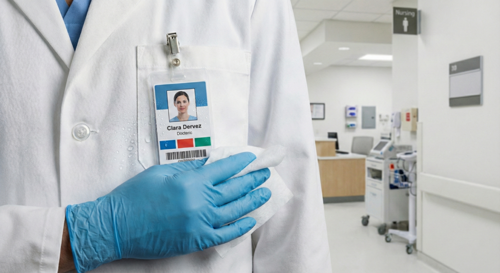 Higiene y Durabilidad: Una credencial pensada para la salud