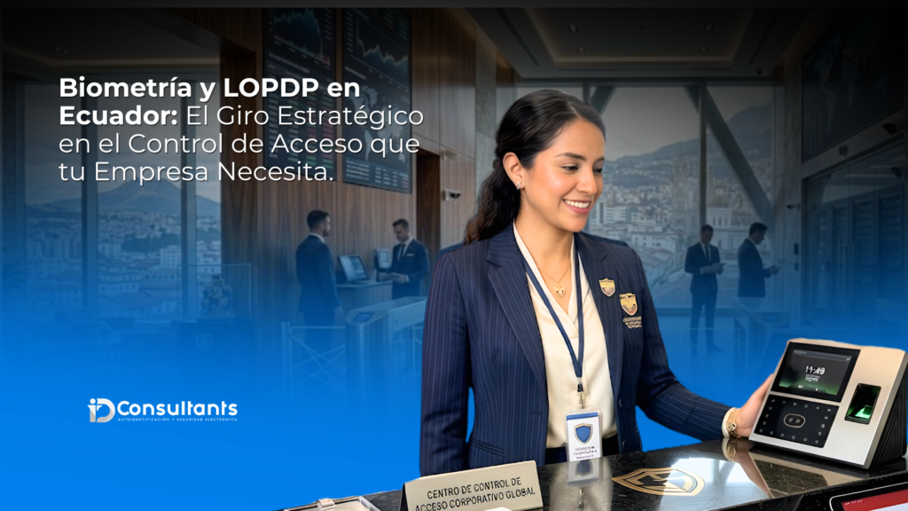 Biometría y LOPDP en Ecuador: El Giro Estratégico en el Control de Acceso que tu Empresa Necesita