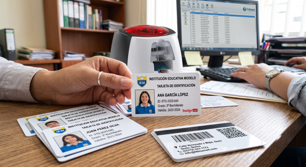 Tarjetas Estándar de PVC: Ideales para identificación visual básica e instituciones con presupuestos iniciales.
