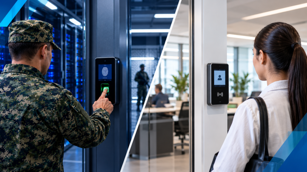 No todos los espacios requieren el mismo nivel de seguridad. Controlar el acceso a un servidor o zona militar requiere biometría, pero para registrar la asistencia en una oficina estándar, exigir una huella dactilar puede ser legalmente desproporcionado.